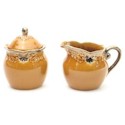 Certified International Regency Gold Sugar & Creamer Set