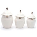 Certified International Regency Ivory Canister Set