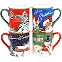 Certified International Retro Christmas Mug