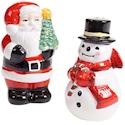 Certified International Retro Christmas Salt & Pepper Set