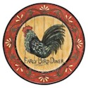 Certified International Rooster Inn Round Platter