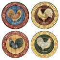 Certified International Rooster Inn Soup Plates