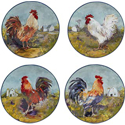 Certified International Rooster Meadow Dinner Plate