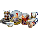 Certified International Rooster Meadow Dinnerware Set