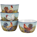 Certified International Rooster Meadow Ice Cream Bowl