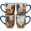 Certified International Rooster Meadow Mug