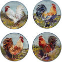 Certified International Rooster Meadow Salad Plate