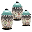 Certified International Rose Boheme Canister Set
