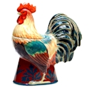Certified International Rustic Rooster 3-D Cookie Jar