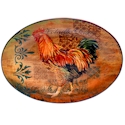 Certified International Rustic Rooster Oval Platter