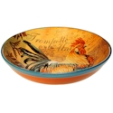 Certified International Rustic Rooster Pasta Serving Bowl