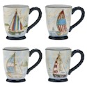 Certified International Sail Away Coffee Mugs