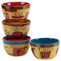 Certified International Salsa Ice Cream Bowl