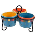 Certified International Salsa Server with Metal Stand