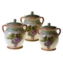 Certified International Sanctuary Wine Canister Set