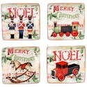 Certified International Santa's Workshop Canape Plate