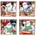 Certified International Santa's Workshop Dessert Plate