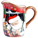 Certified International Santa's Workshop Pitcher
