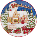 Certified International Santa's Workshop Dinner Plate