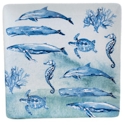 Certified International Sea Life Square Platter