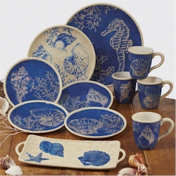 Discontinued Certified Intl Seaside Dinnerware by Susan Winget