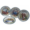Certified International Seaside Market Canape Plates
