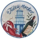 Certified International Seaside Market Round Platter