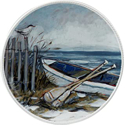 Certified International Shorebirds Round Platter