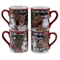 Certified International Snowman's Sleigh Mug