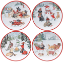 Certified International Special Delivery Salad/Dessert Plate