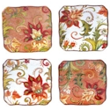 Certified International Spice Flowers Canape Plate