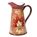 Certified International Spice Flowers Pitcher