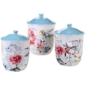 Certified International Spring Bouquet Canister Set