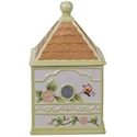 Certified International Spring Meadow Bird House Cookie Jar