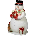 Certified International Starry Night Snowman Cookie Jar