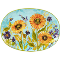Certified International Sun Garden Oval Platter
