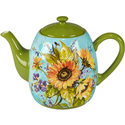 Certified International Sun Garden Teapot