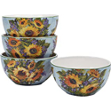 Certified International Sunflower Bouquet Ice Cream Bowl