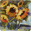 Certified International Sunflower Bouquet Square Platter