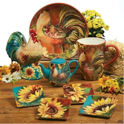 Certified International Sunflower Rooster