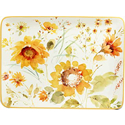 Certified International Sunflowers Forever Rectangular Platter