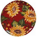Certified International Sunset Sunflower Dinner Plate
