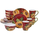 Certified International Sunset Sunflower Dinnerware Set