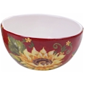 Certified International Sunset Sunflower Ice Cream Bowl