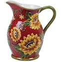 Certified International Sunset Sunflower Pitcher