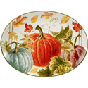 Certified International Sweet Autumn Harvest Oval Platter