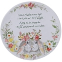 Certified International Sweet Bunny Round Pass Along Plate
