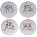 Certified International Sweet Bunny Salad/Dessert Plate