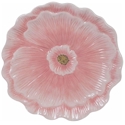 Certified International Sweet Bunny Pink Poppy Salad/Dessert Plate