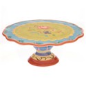 Certified International Tea Garden Pedestal Cake Plate